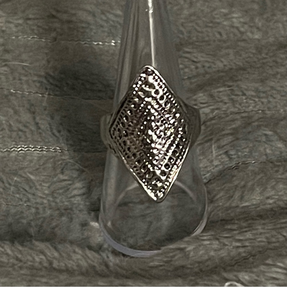 New Vintage Style Mesh Design Handmade Unisex Celtic Boho Sterling Silver Ring - Picture 8 of 11